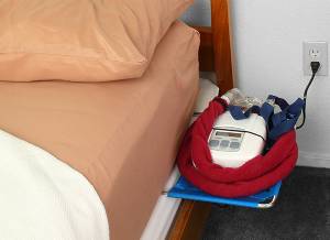 Bedside CPAP table