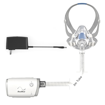 AirMini wit AirFit F20 Full Face Mask